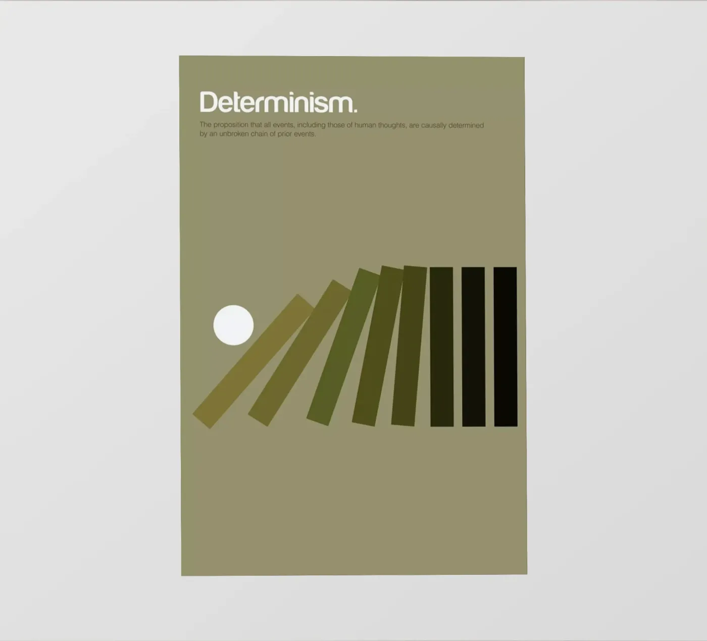 Determinism telo in pvc da Genís Carreras