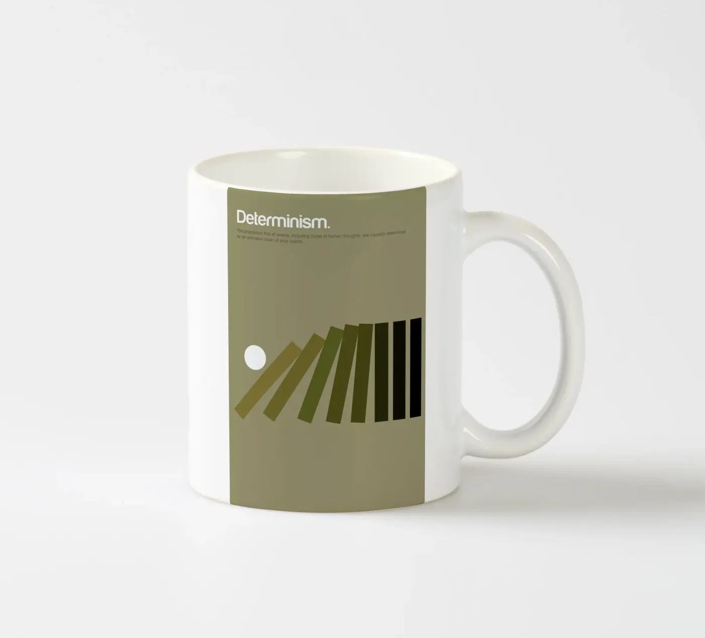 Determinism ceramic mug by Genís Carreras