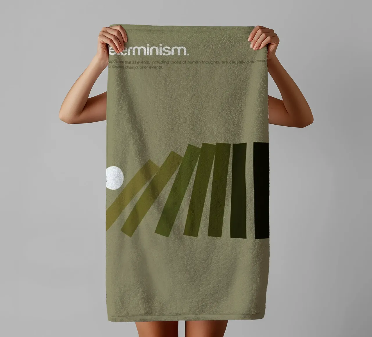 Determinism towel by Genís Carreras