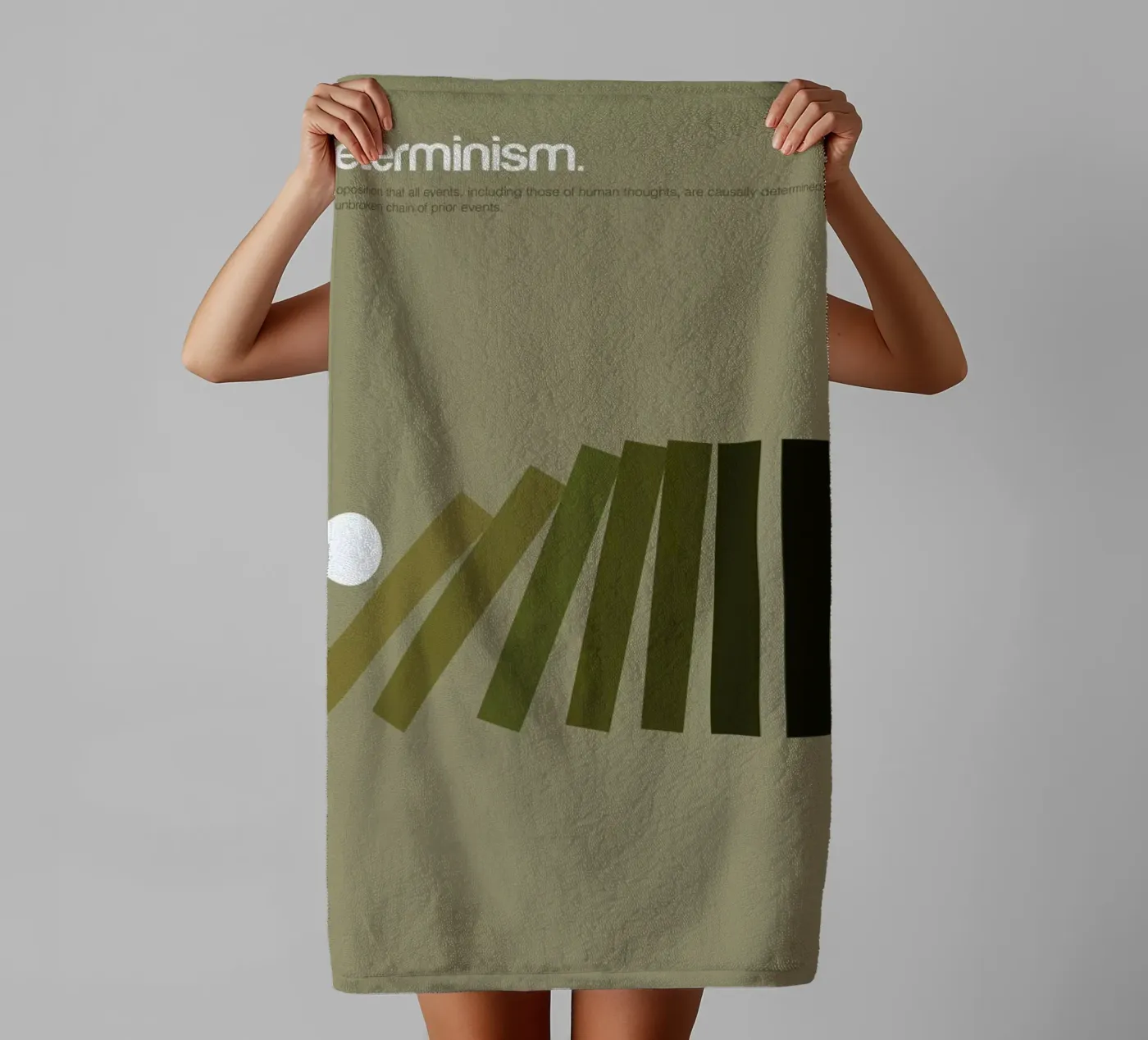 Determinism towel by Genís Carreras