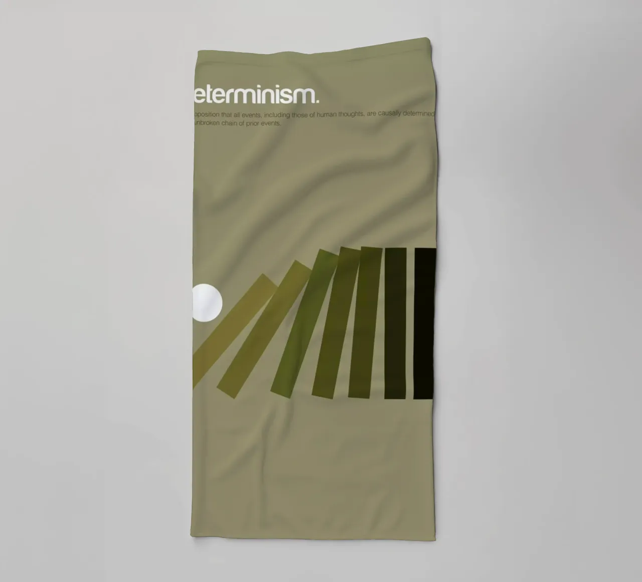 Determinism towel by Genís Carreras
