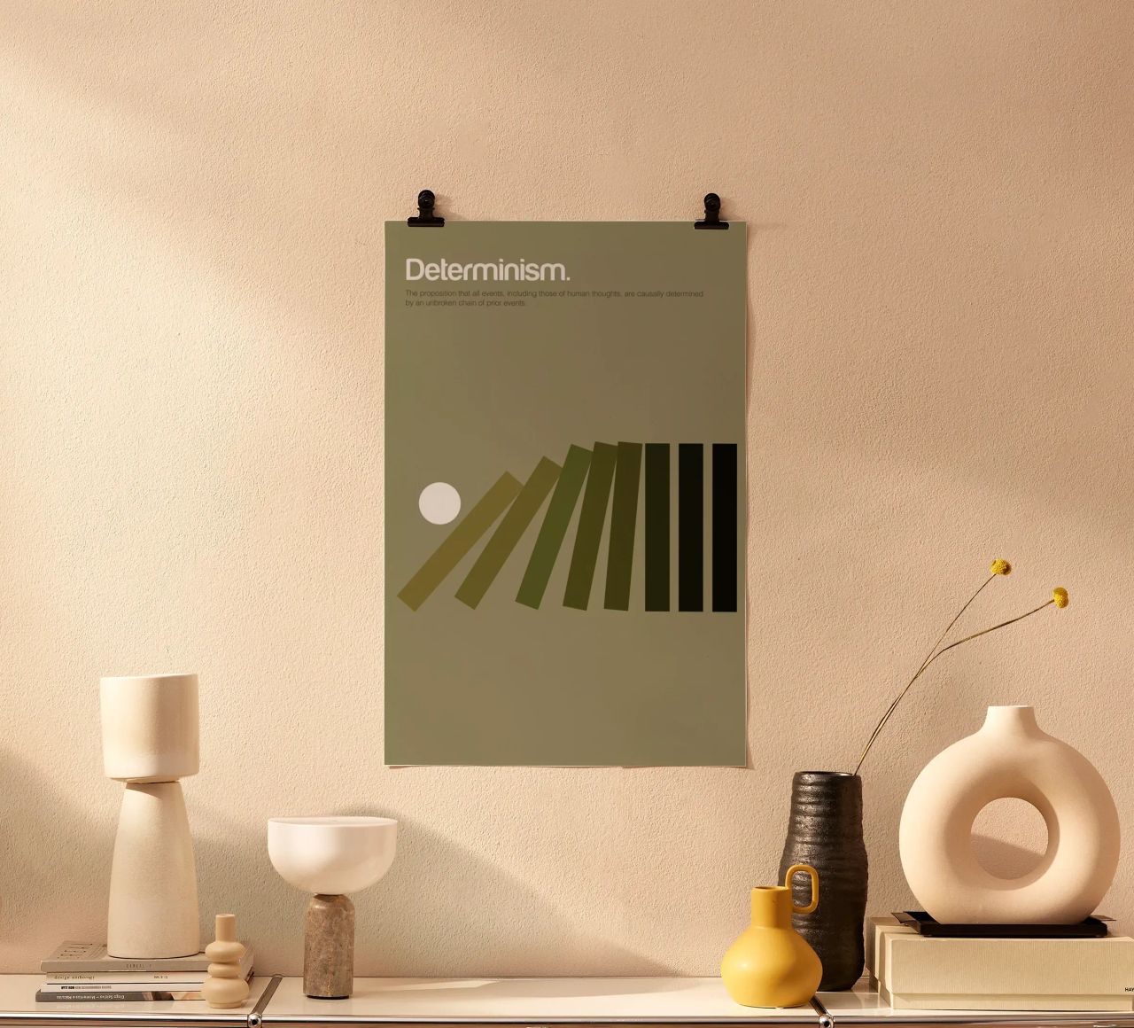 Determinism poster da Genís Carreras
