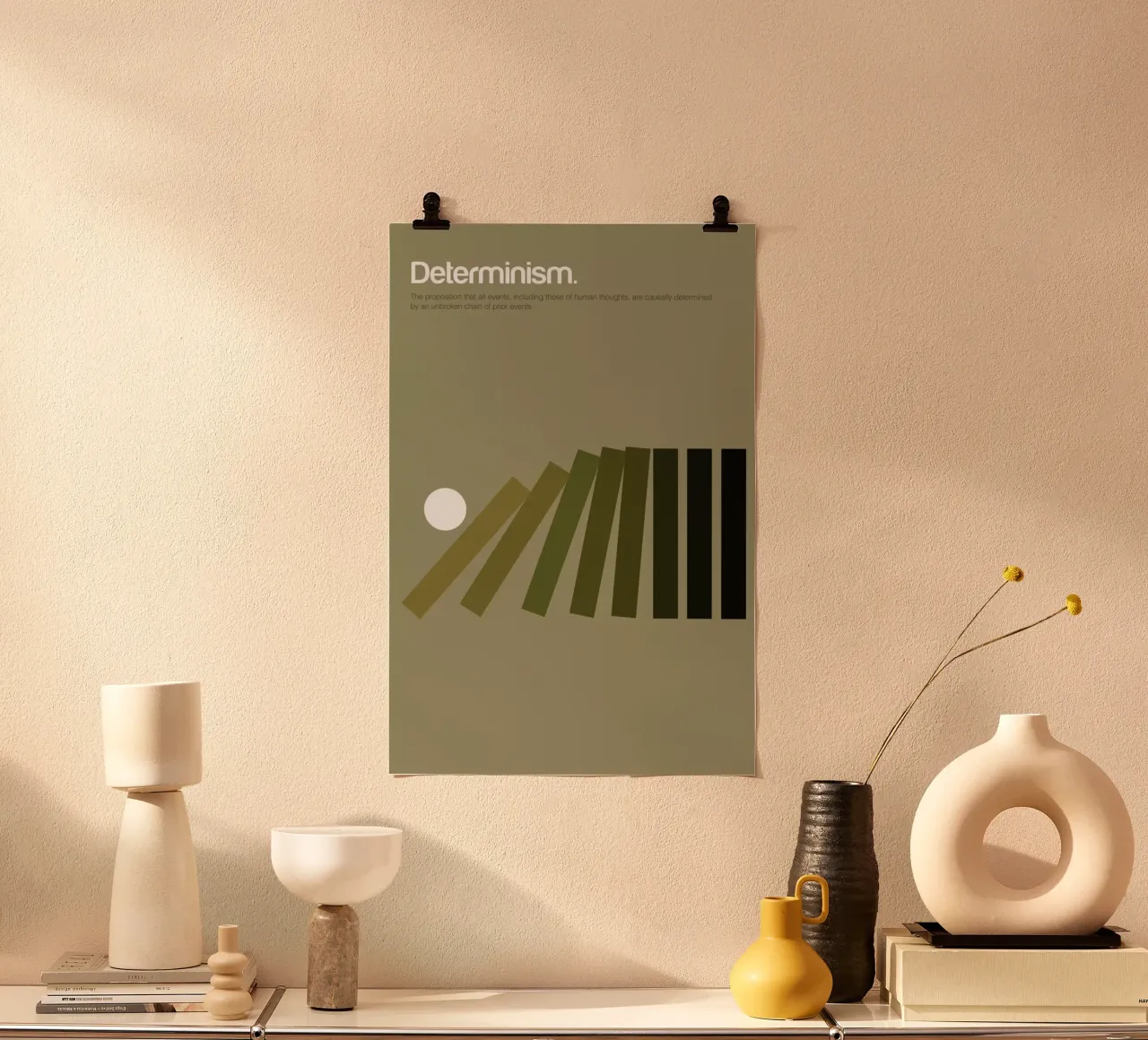 Determinism poster da Genís Carreras