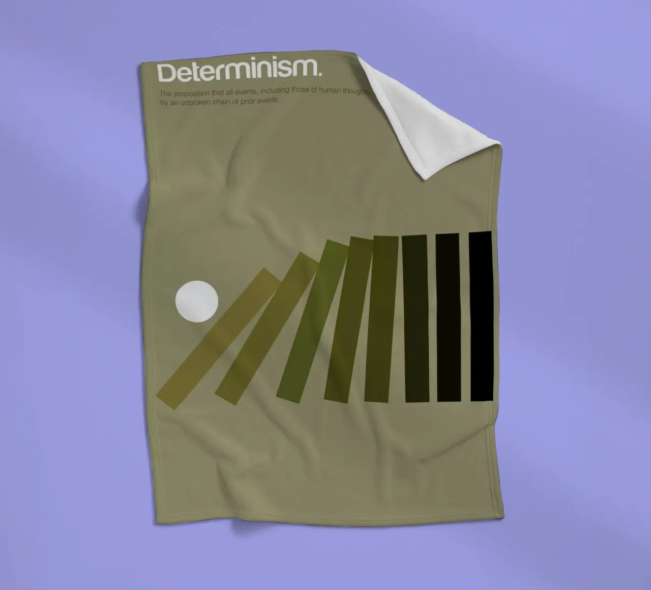 Determinism Fleecedecke von Genís Carreras