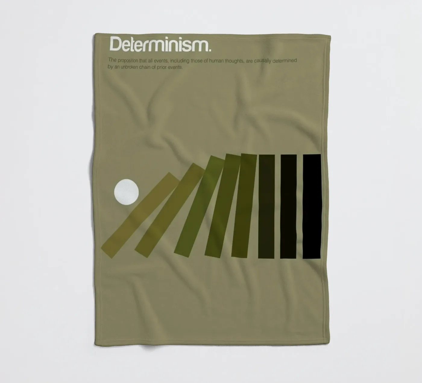 Determinism coperta in pile da Genís Carreras