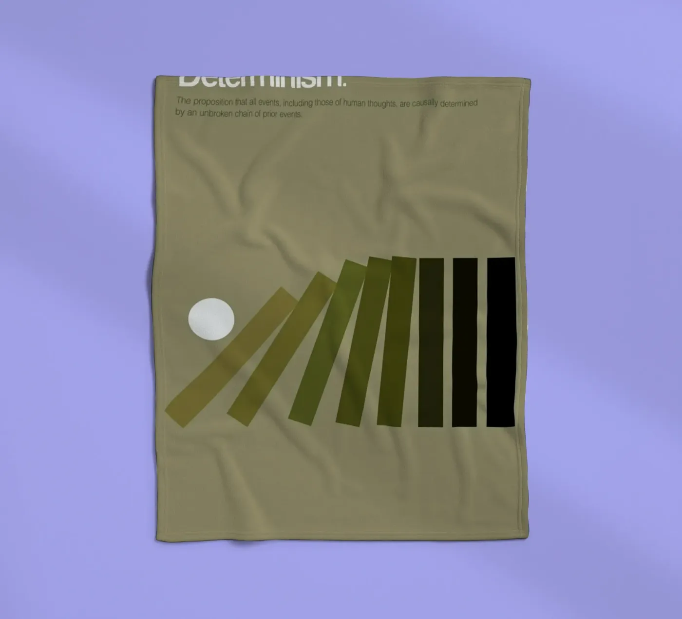 Determinism coperta in pile da Genís Carreras