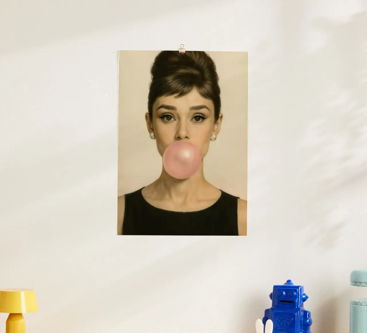 Icona di Hollywood - Audrey poster con telaio in plastica da CNTRL