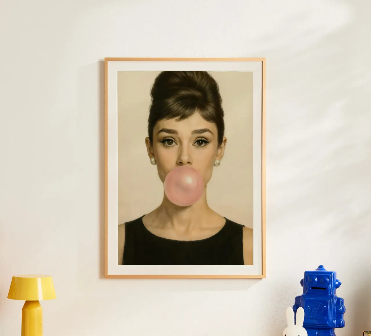 Icona di Hollywood - Audrey poster con telaio in plastica da CNTRL