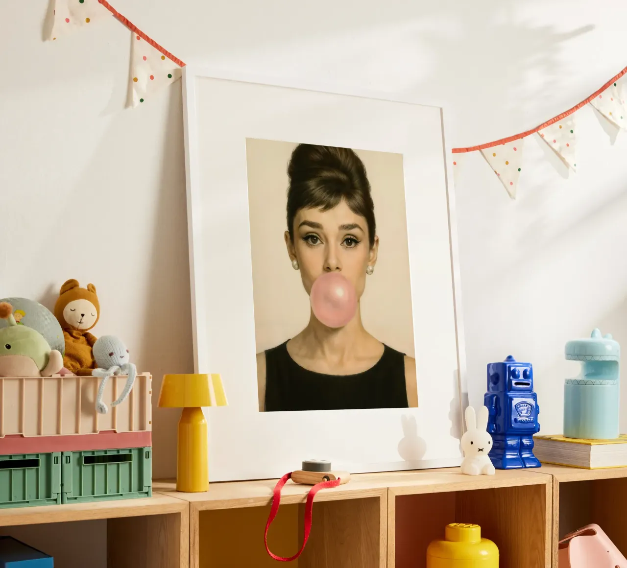 Icona di Hollywood - Audrey poster con telaio in plastica da CNTRL