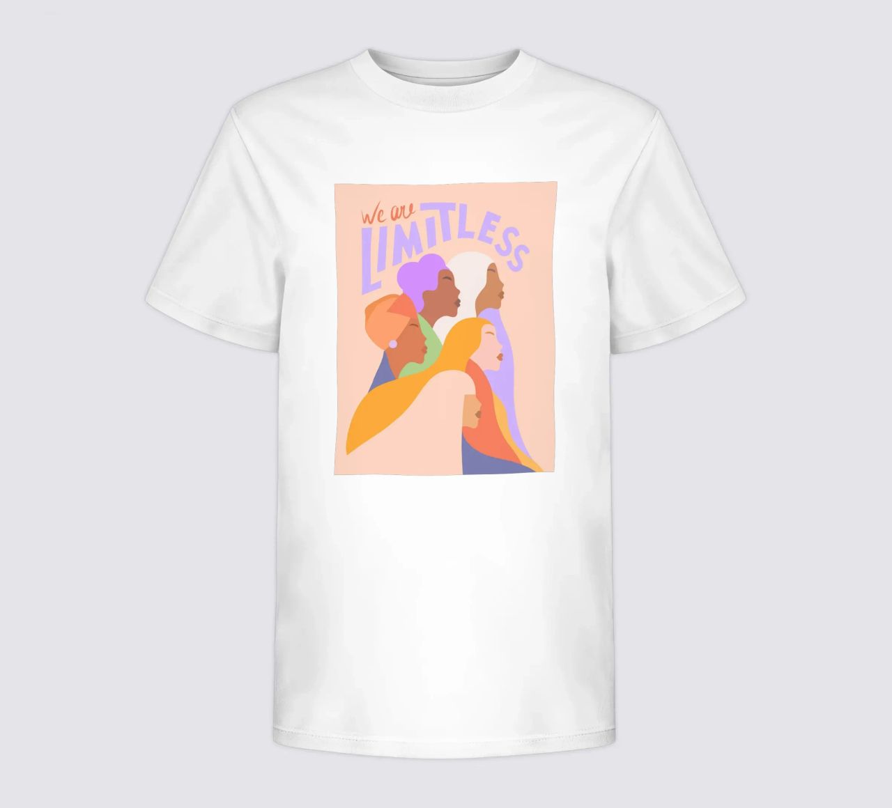 Journée internationale de la femme - Girl power "We are limitless" (Nous sommes illimitées) t-shirt enfant de Dominique Vari
