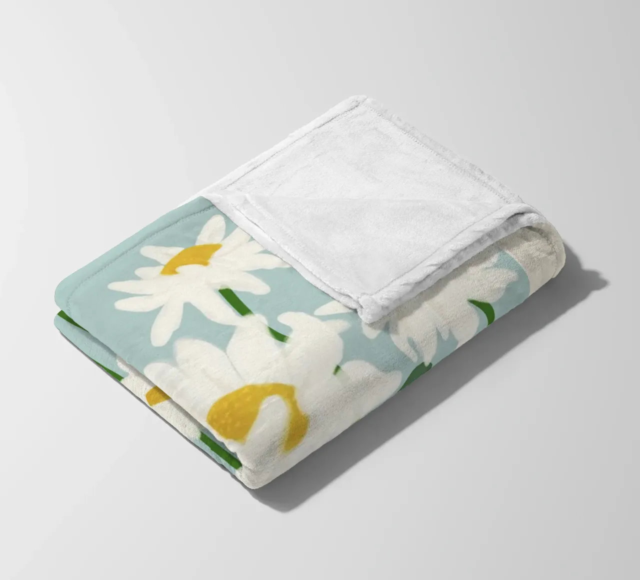 Mercato dei fiori - Margherite dall'occhio di bue coperta in pile da Gale Switzer
