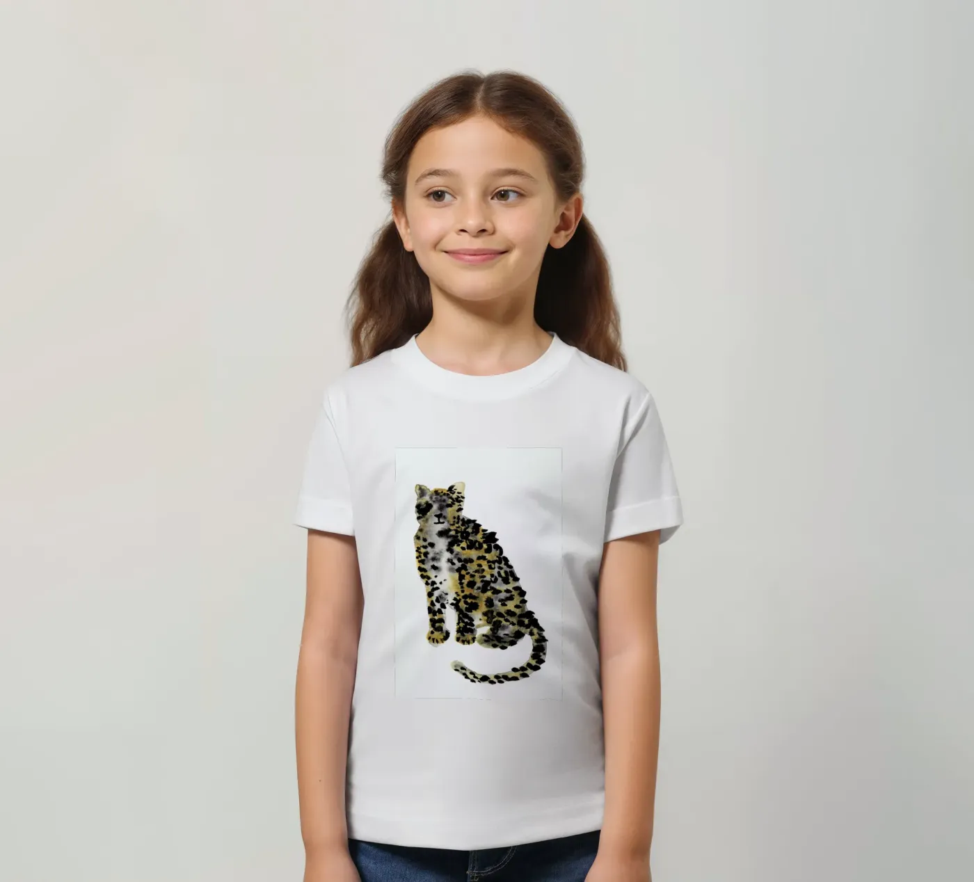 Leopard II t-shirt bambini da Farina Kuklinski