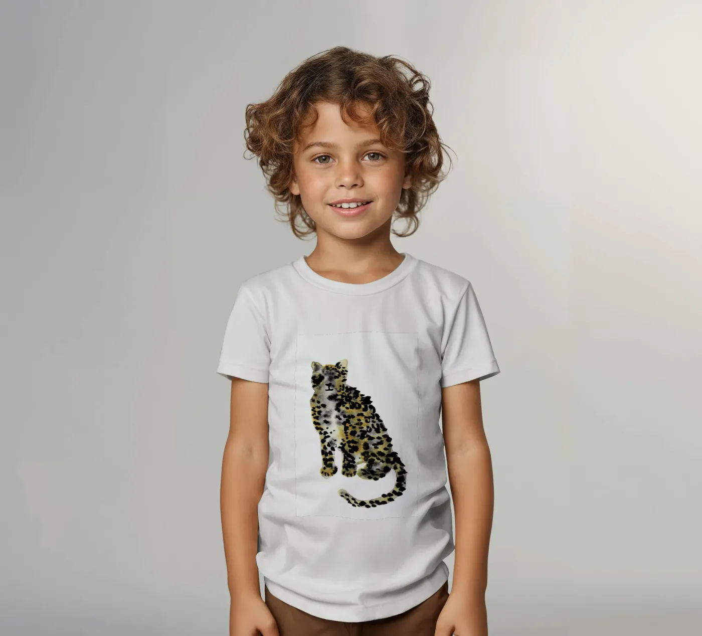 Leopard II t-shirt bambini da Farina Kuklinski