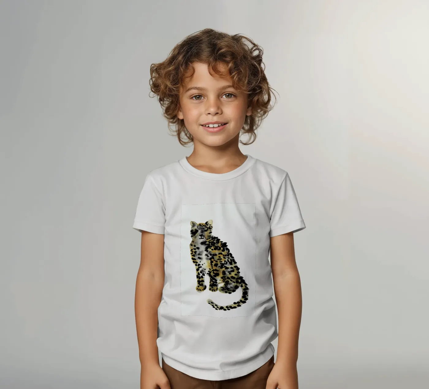 Leopard II kinder t-shirt van Farina Kuklinski