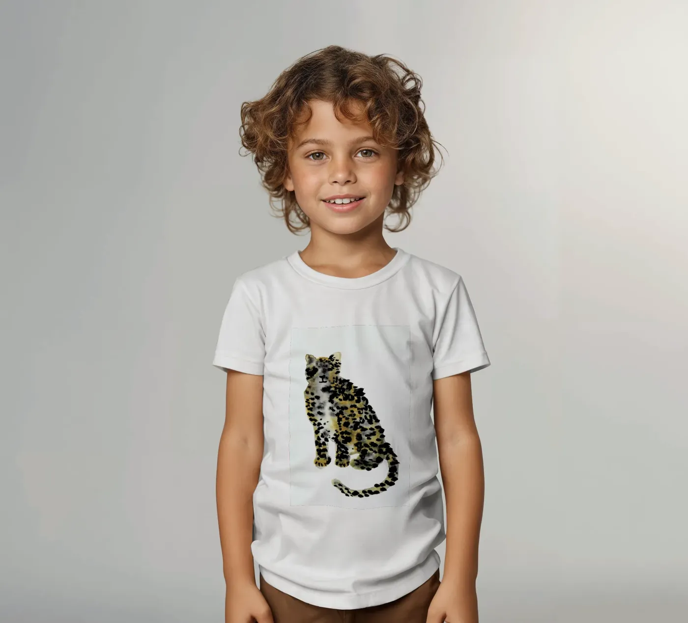 Leopard II kinder t-shirt van Farina Kuklinski