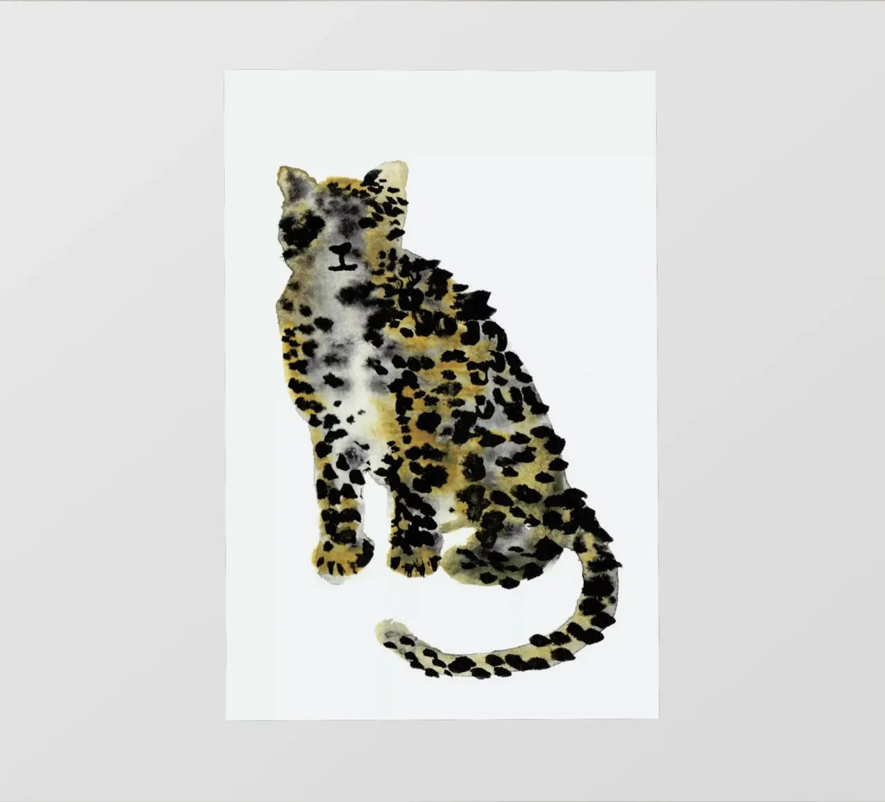 Leopard II pellicola backlit da Farina Kuklinski