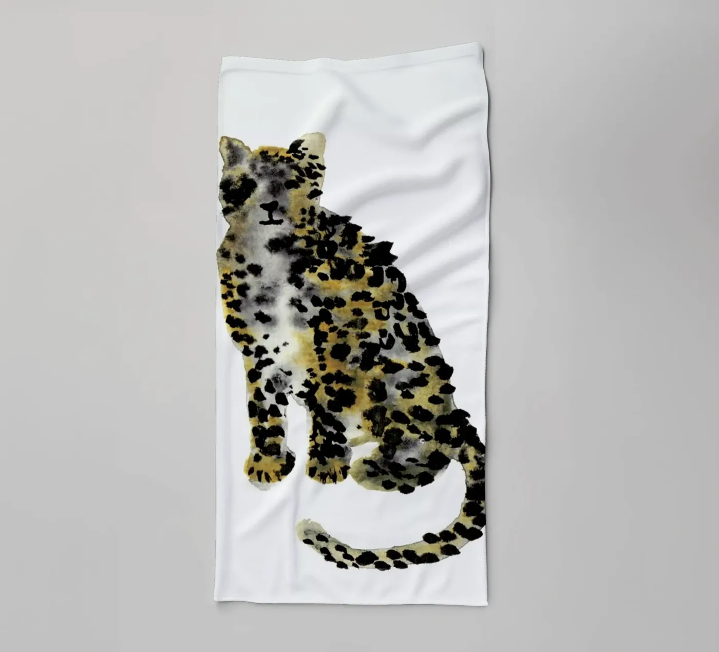 Leopard II towel by Farina Kuklinski