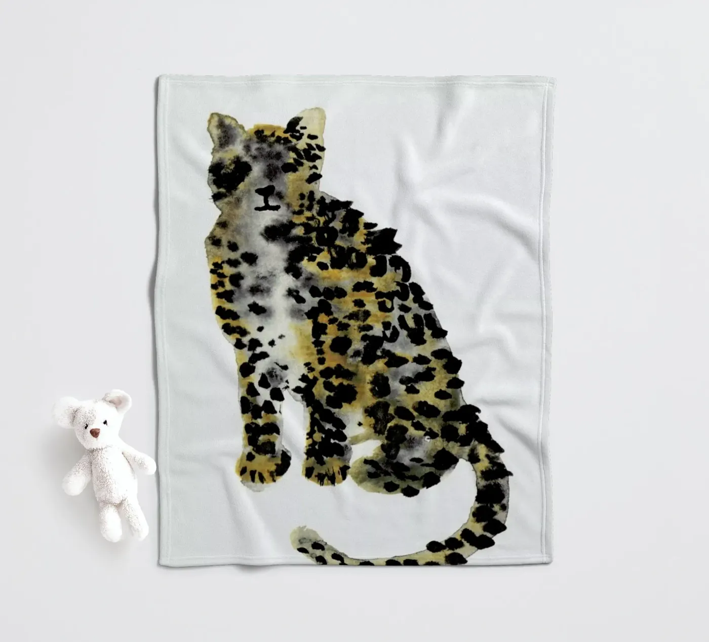 Leopard II Fleecedecke von Farina Kuklinski