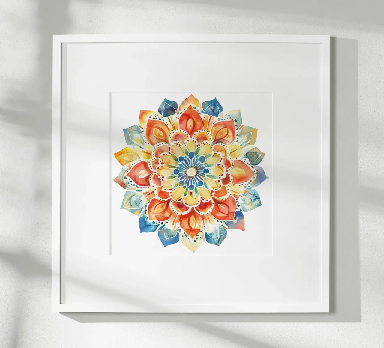 Mandala terrestre ad acquerello carta hahnemühle da Spiritual Touch