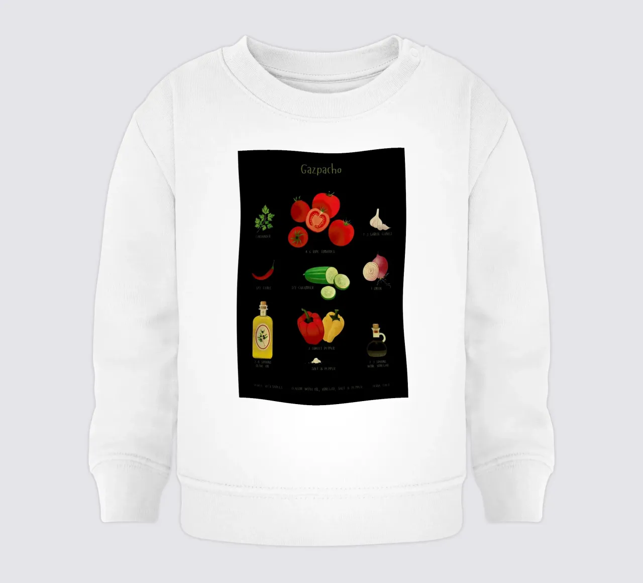 Gazpacho Baby Sweatshirt von Lesja Chernish