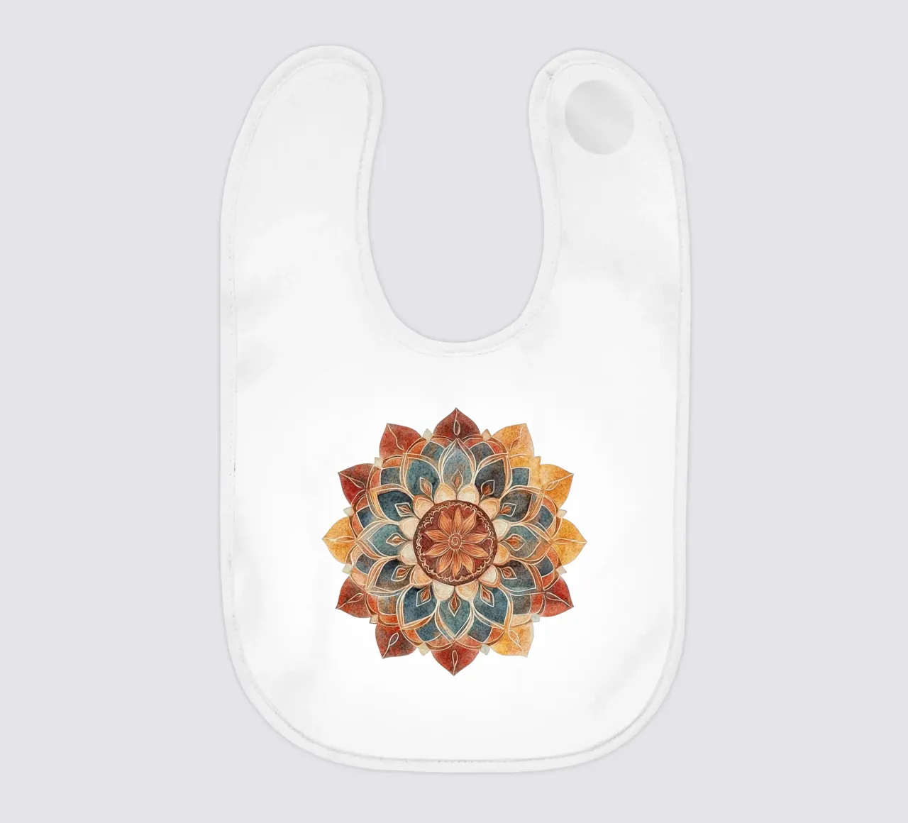 Mandala terrestre ad acquerello bavaglino da Spiritual Touch