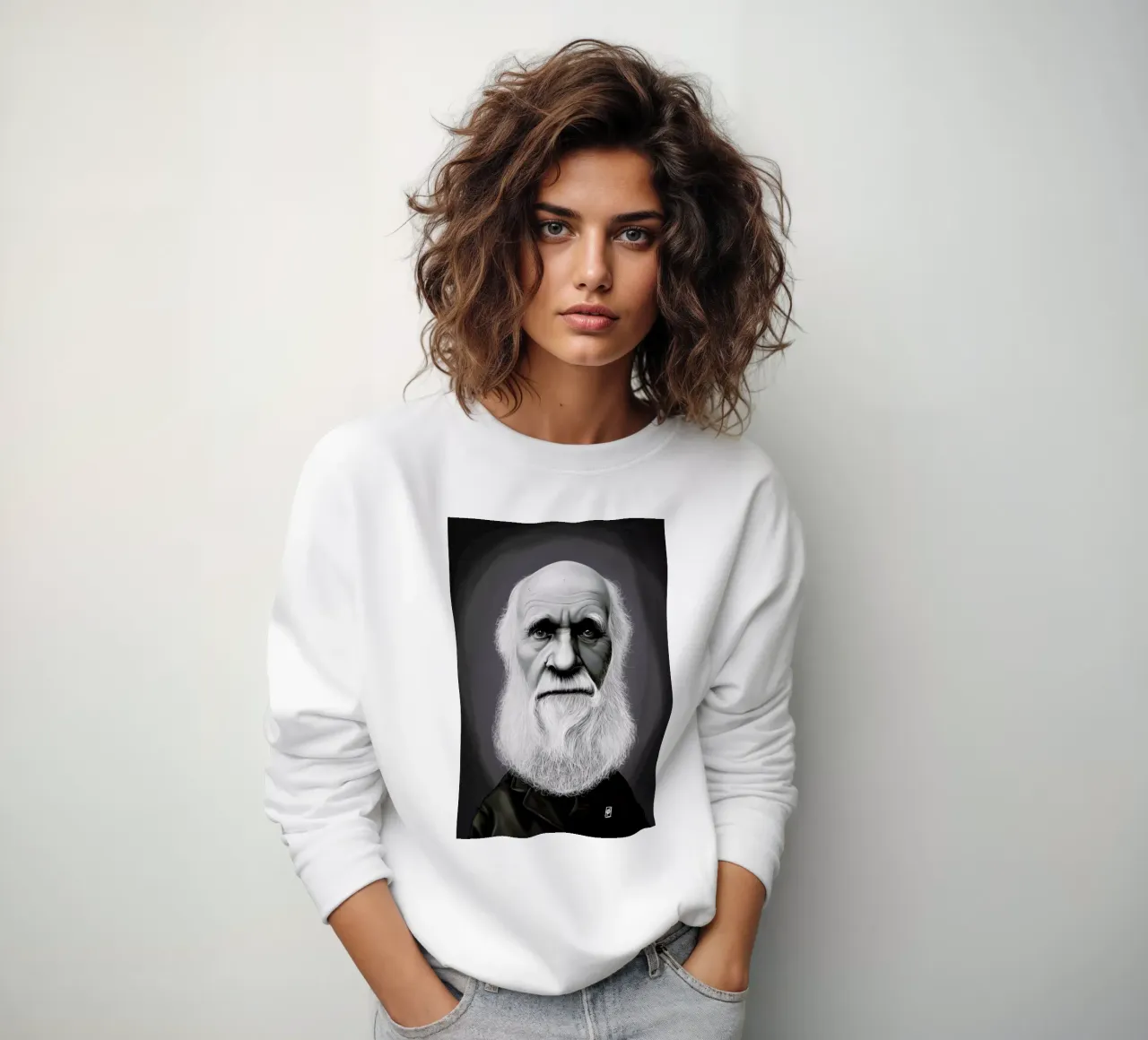 Charles Darwin felpa da Rob Art | Illustration