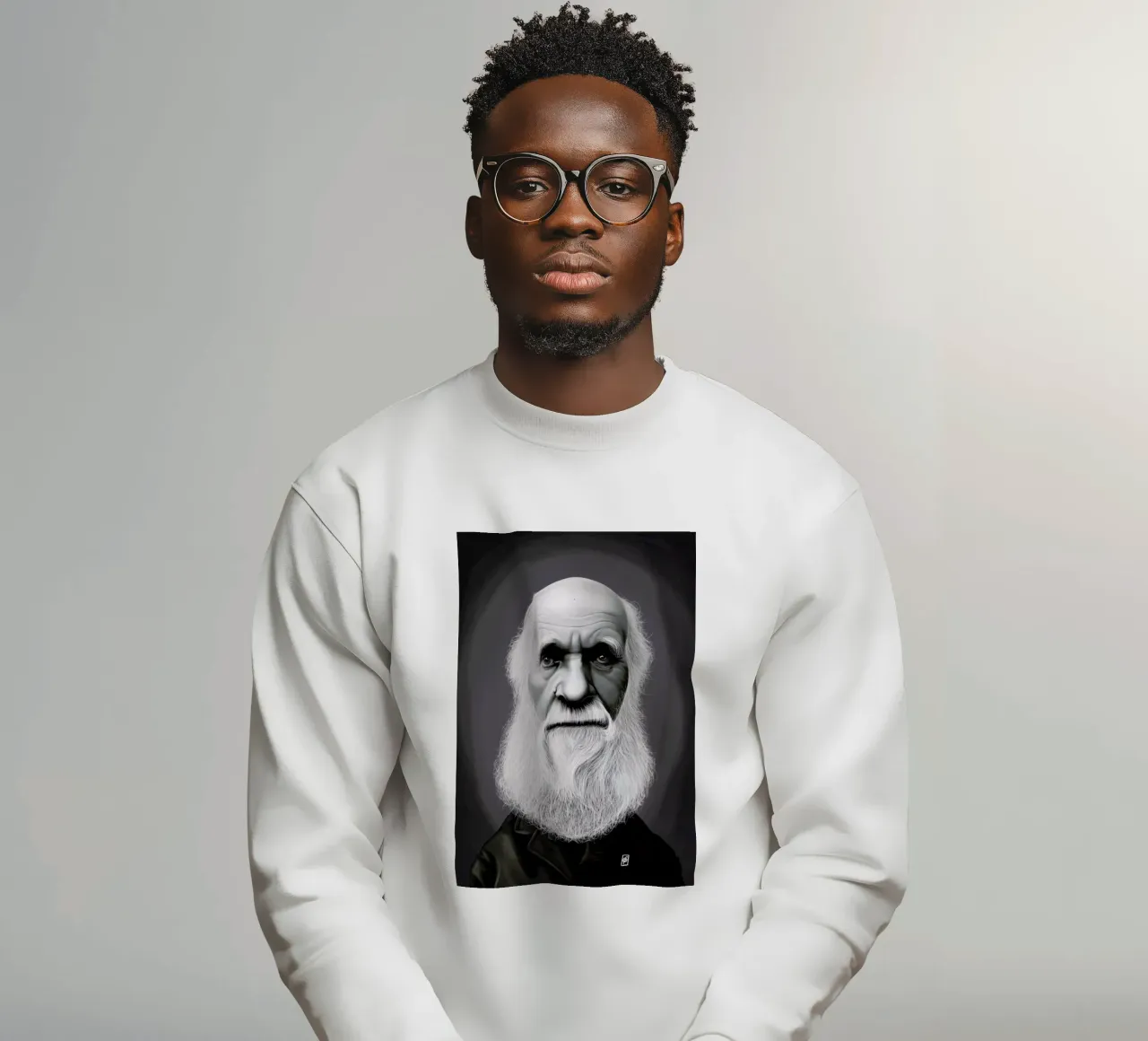 Charles Darwin felpa da Rob Art | Illustration