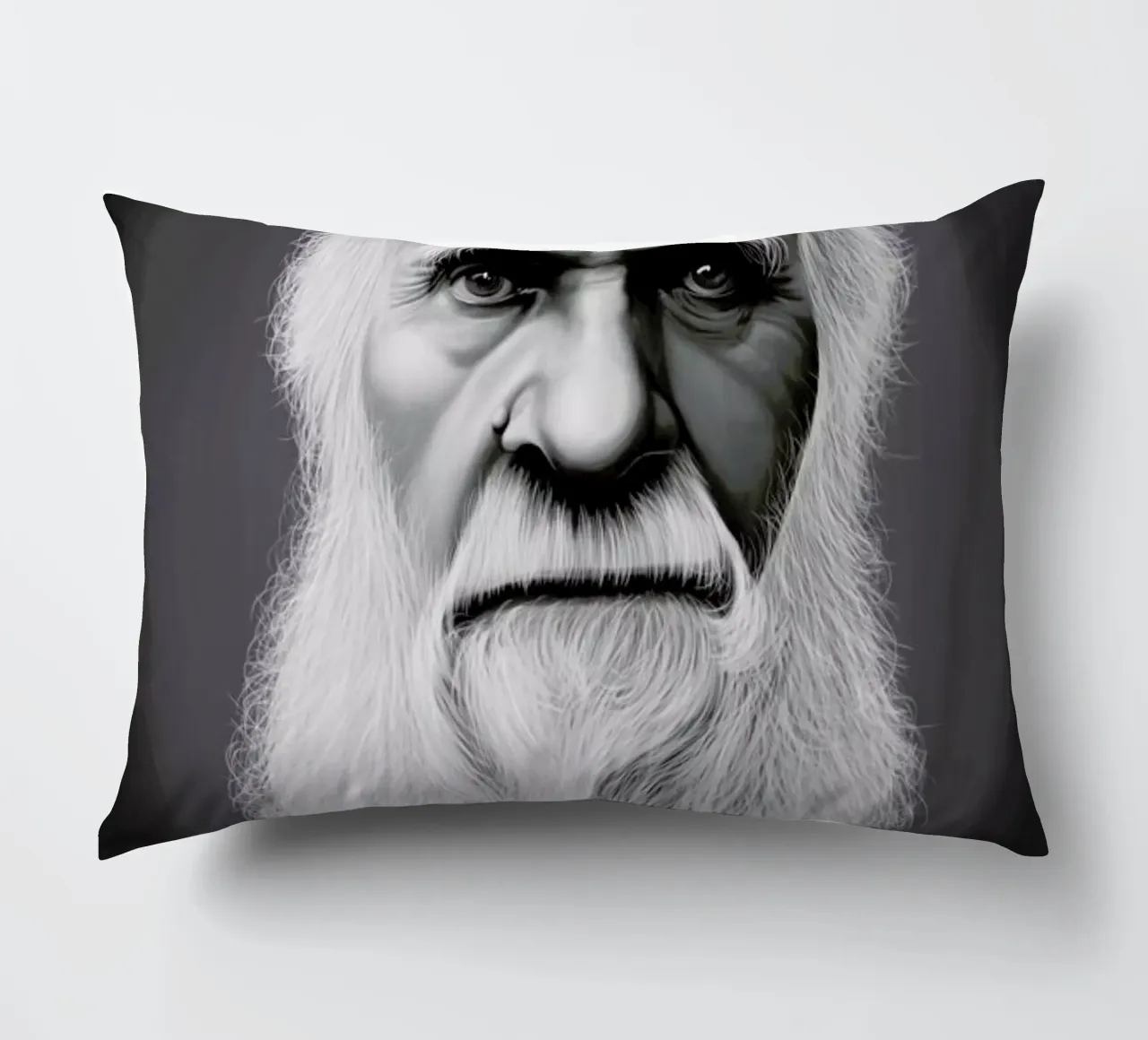 Charles Darwin cuscino da Rob Art | Illustration