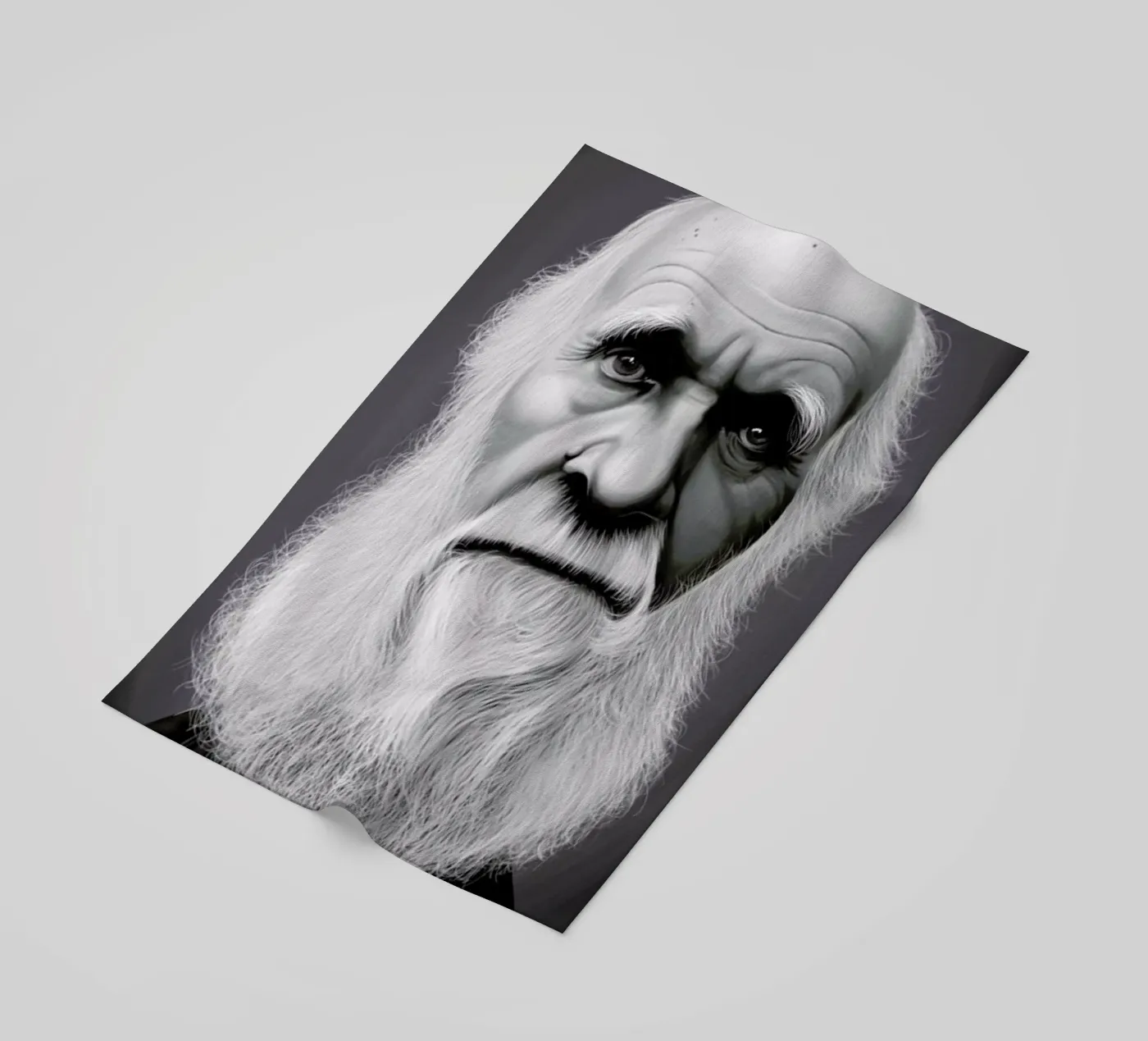 Charles Darwin telo mare da Rob Art | Illustration