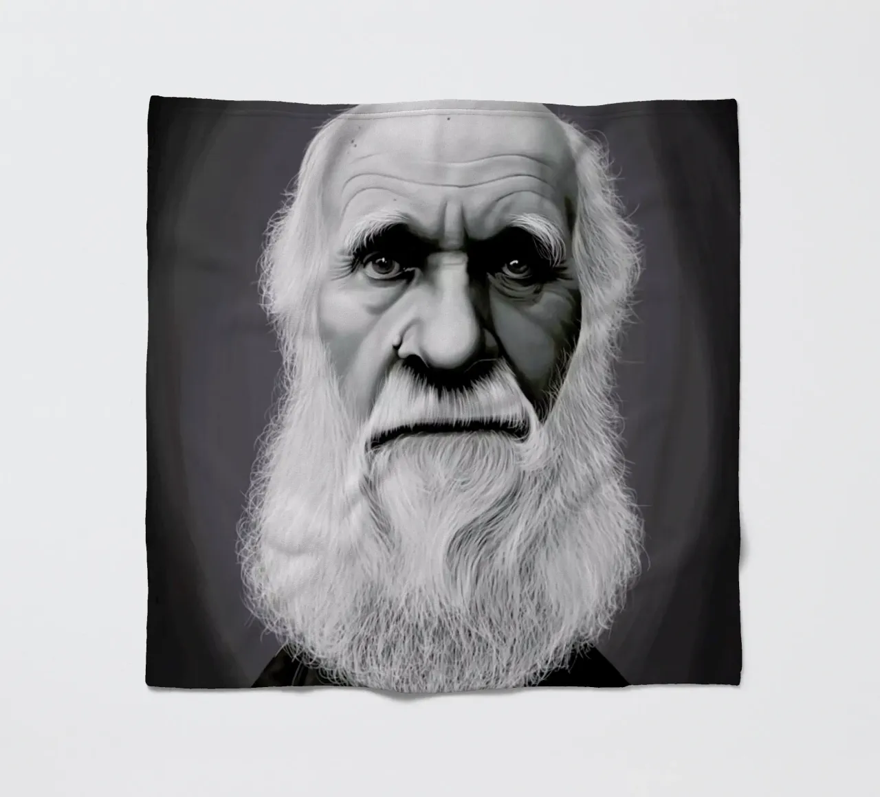 Charles Darwin coperta in pile da Rob Art | Illustration