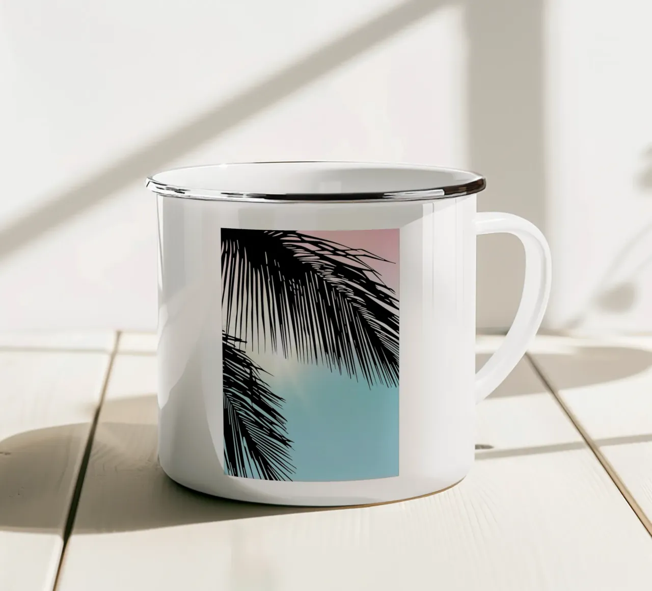 Aloha tazza in smalto da Amy & Kurt