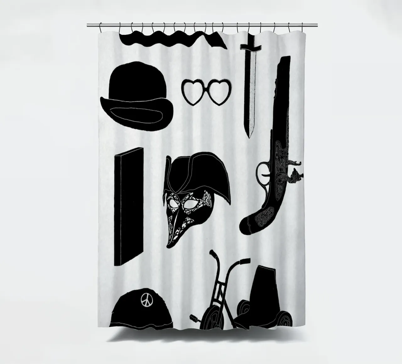 2011 - A Kubrick Odyssey rideau de douche de Florent Bodart