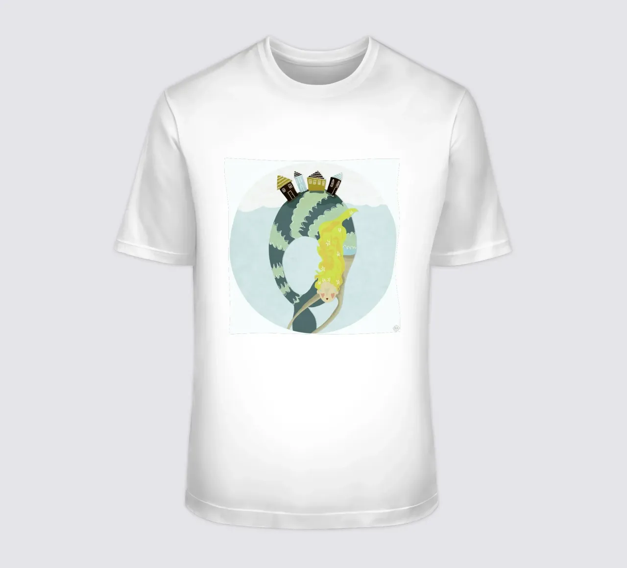 Mermaid t-shirt by Amalia Restrepo