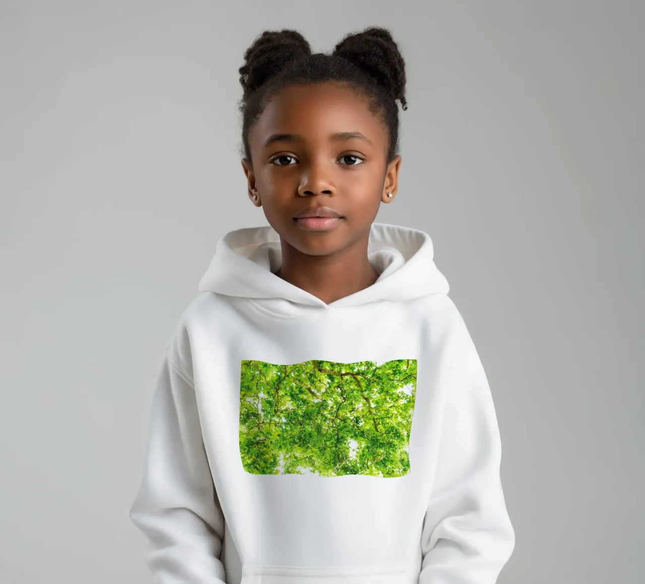 Hazel Tree kinder hoodie van Curious Collections by Marielle Leenders