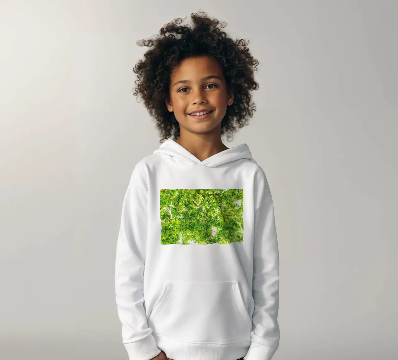 Hazel Tree kinder hoodie van Curious Collections by Marielle Leenders