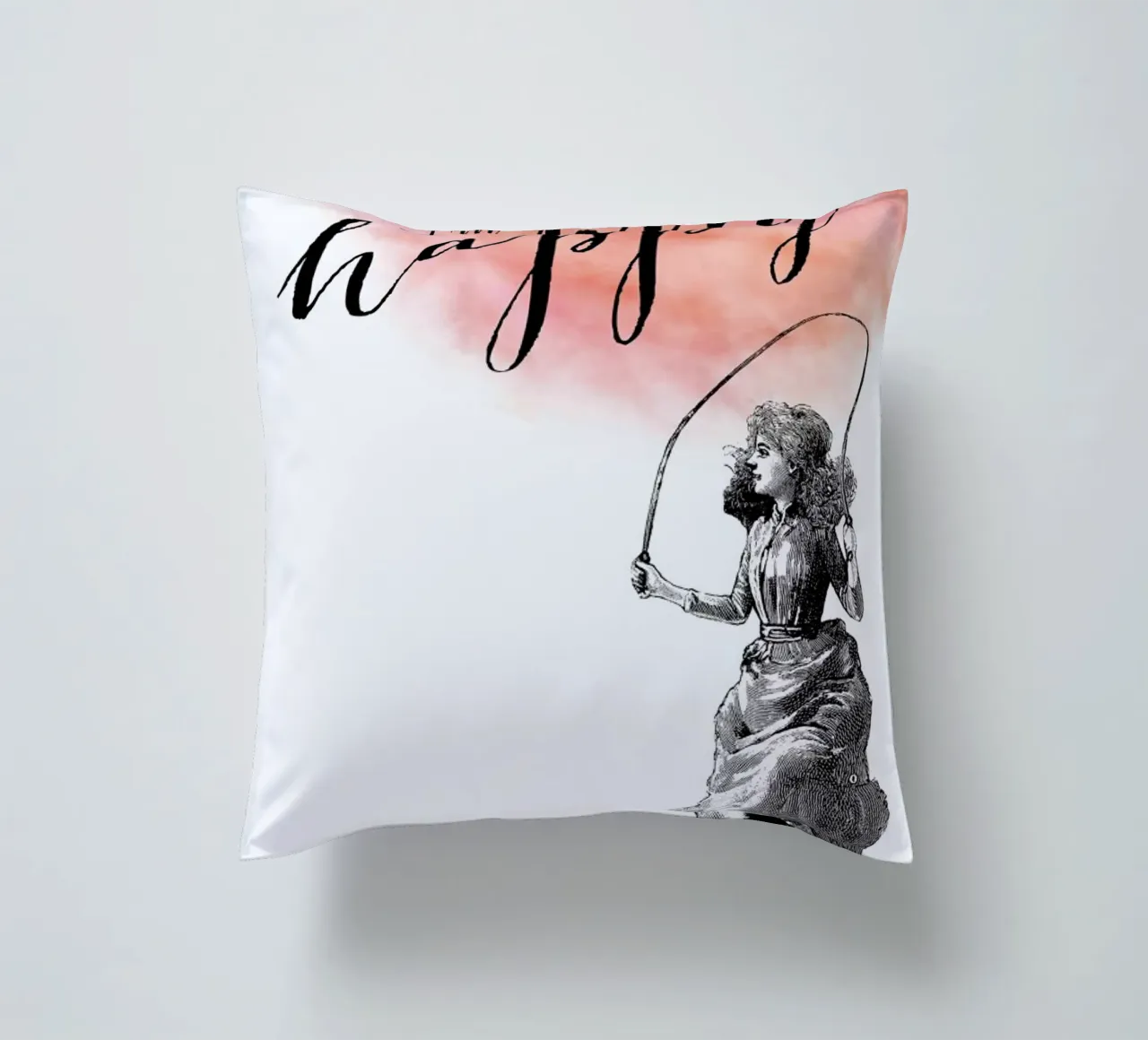 Because I'm Happy cuscino da Amy & Kurt