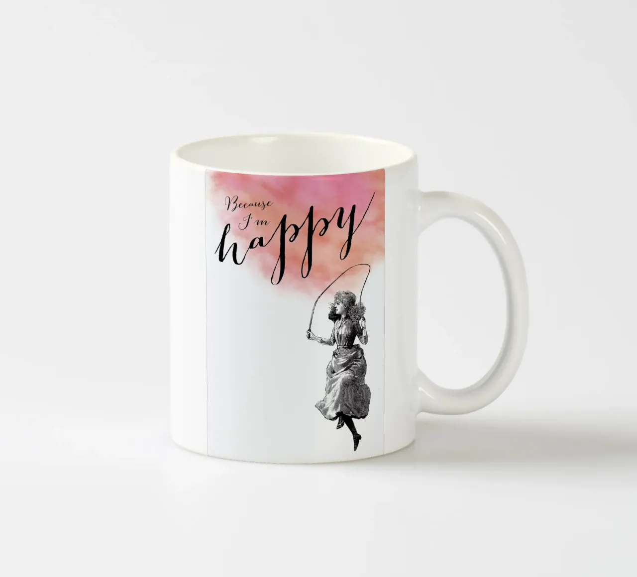 Because I'm Happy tazza in ceramica da Amy & Kurt