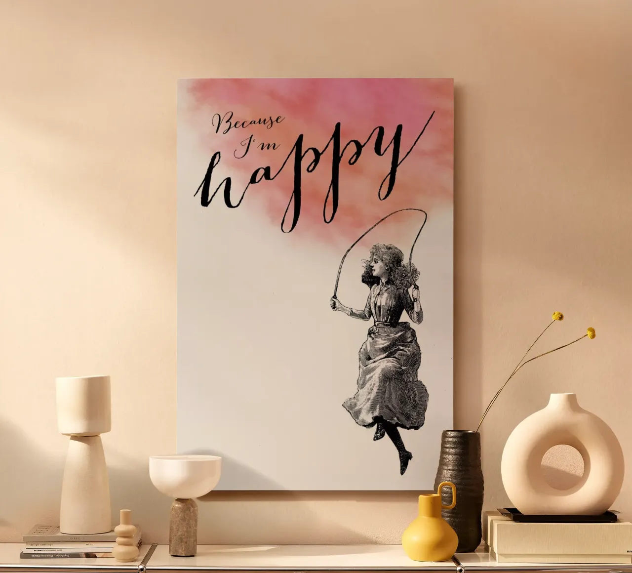 Because I'm Happy alluminio dibond da Amy & Kurt