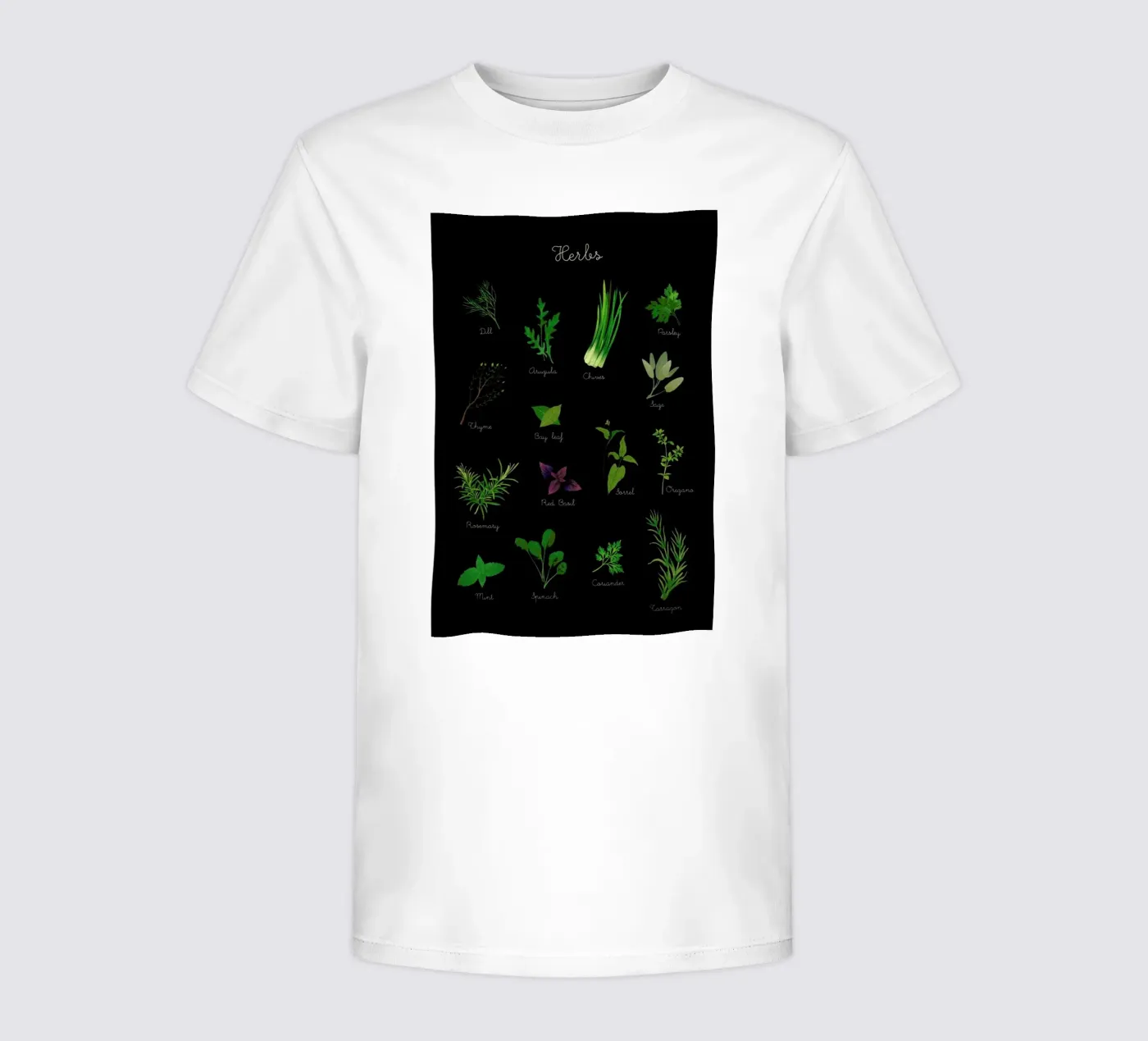 Herbs t-shirt bambini da Lesja Chernish