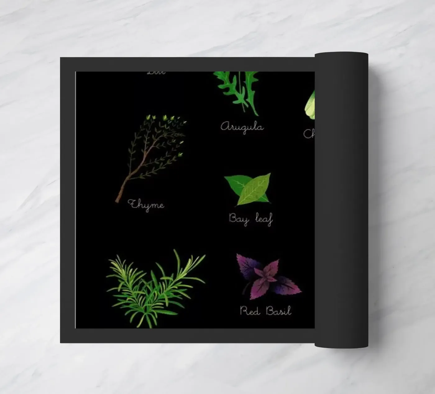 Herbs Fußmatte von Lesja Chernish