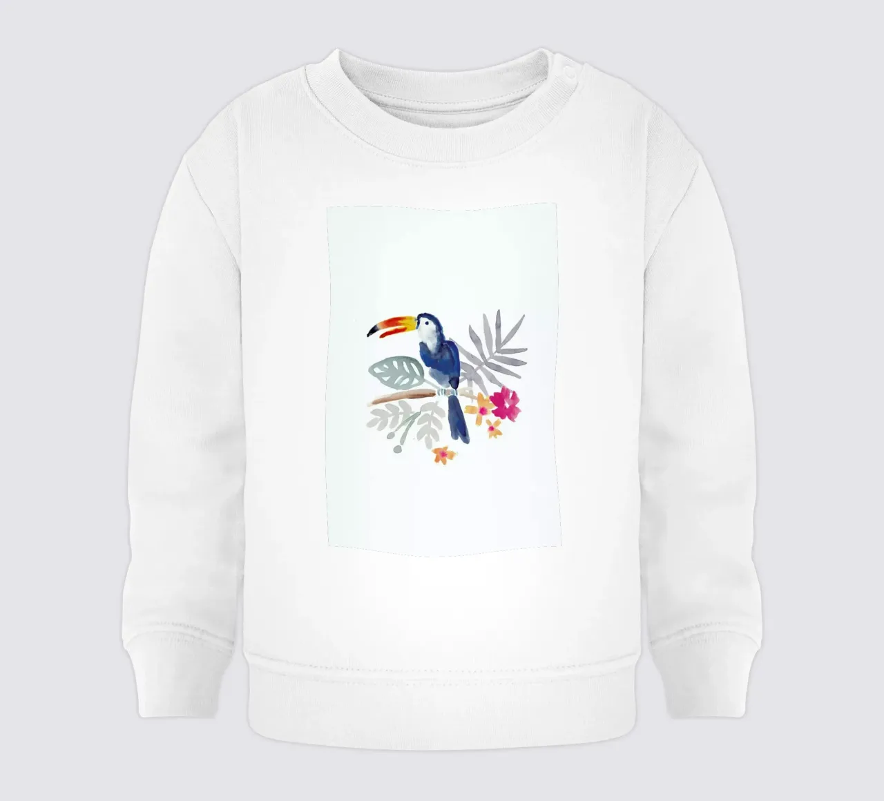 Toucan Jungle felpa neonato da Farina Kuklinski
