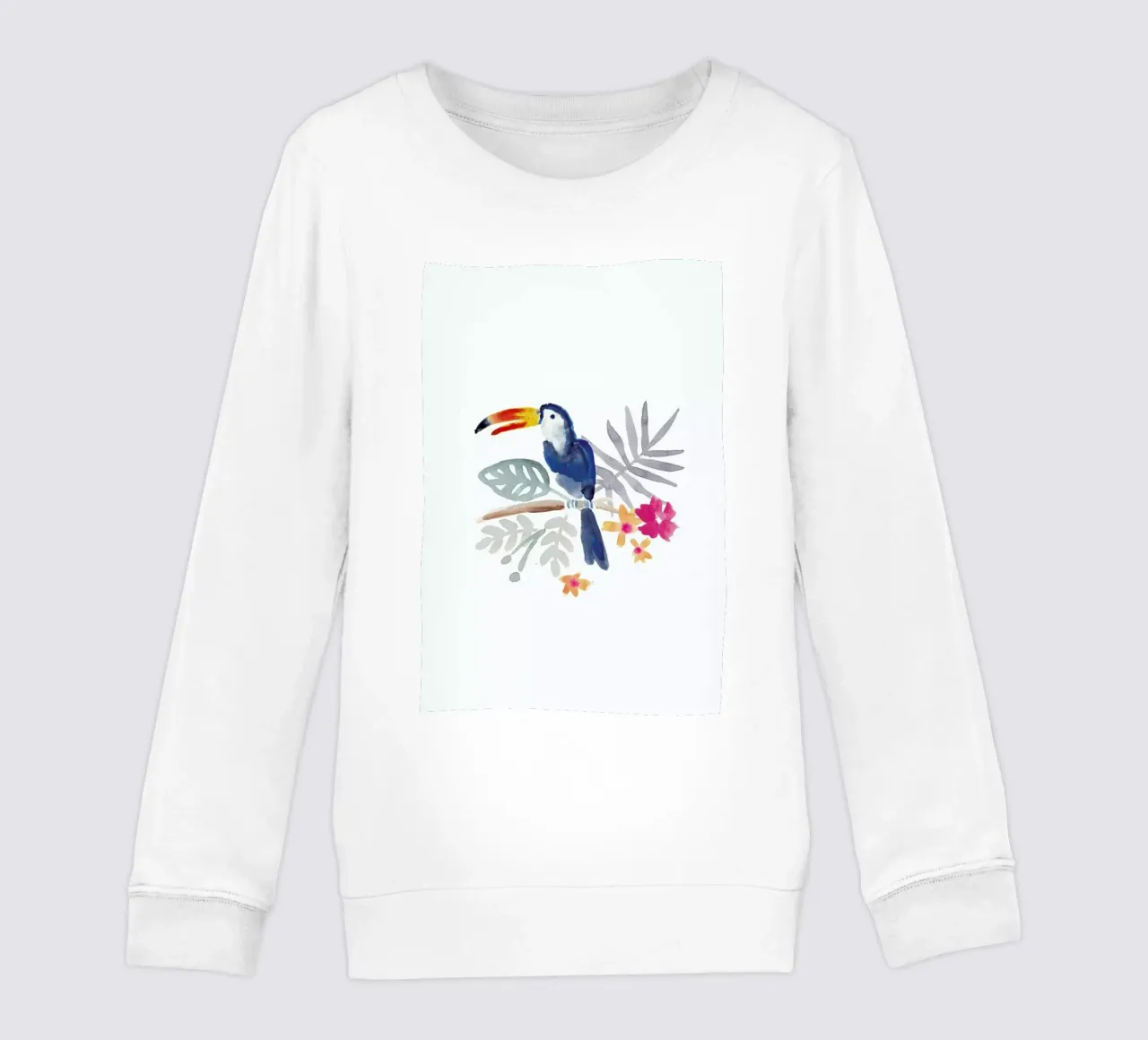 Toucan Jungle felpa bambino da Farina Kuklinski