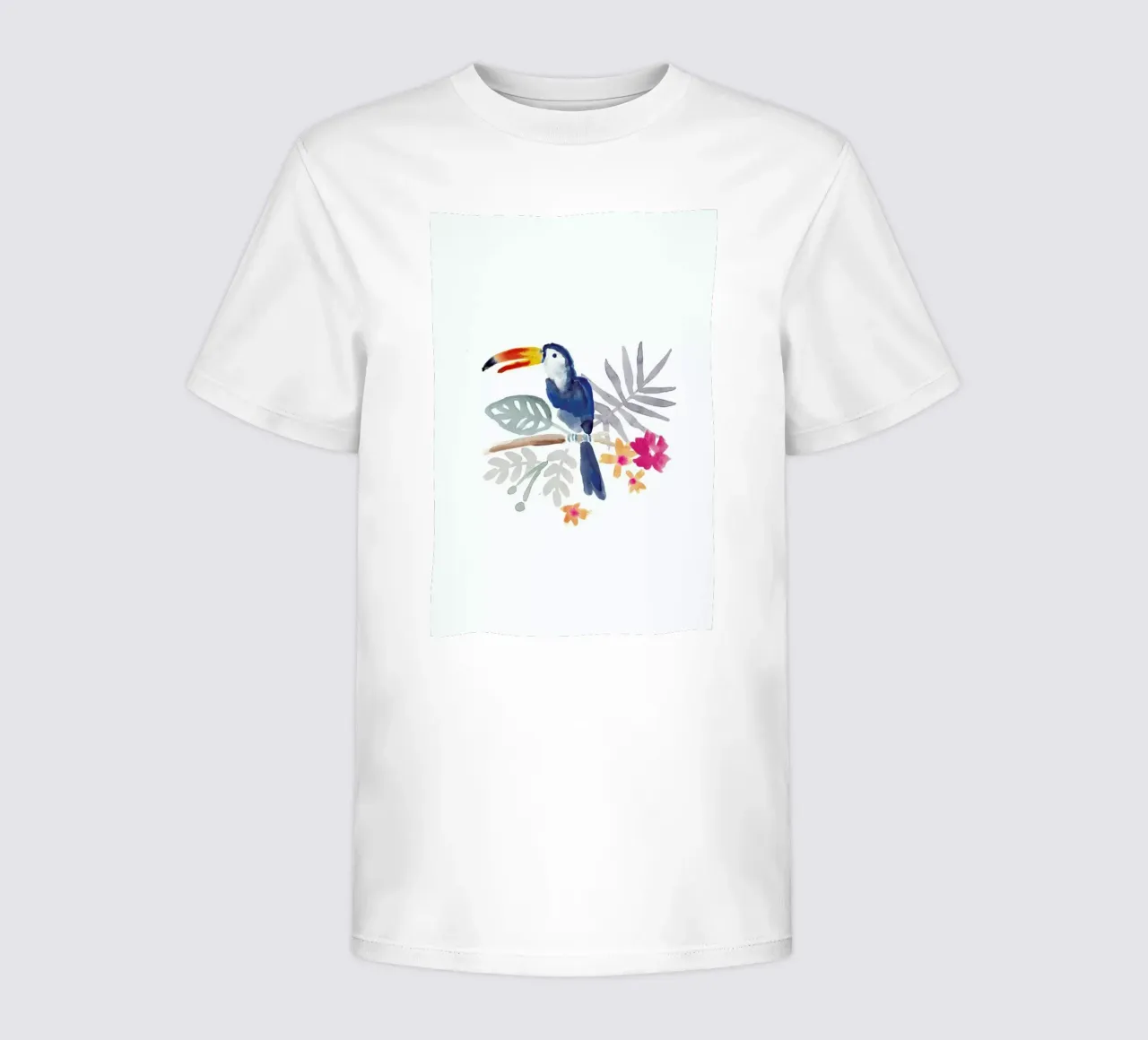 Toucan Jungle kids t-shirt by Farina Kuklinski