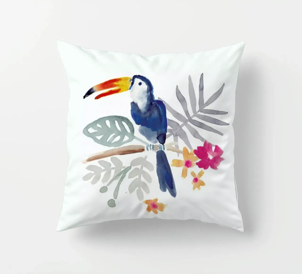 Toucan Jungle cuscino da Farina Kuklinski