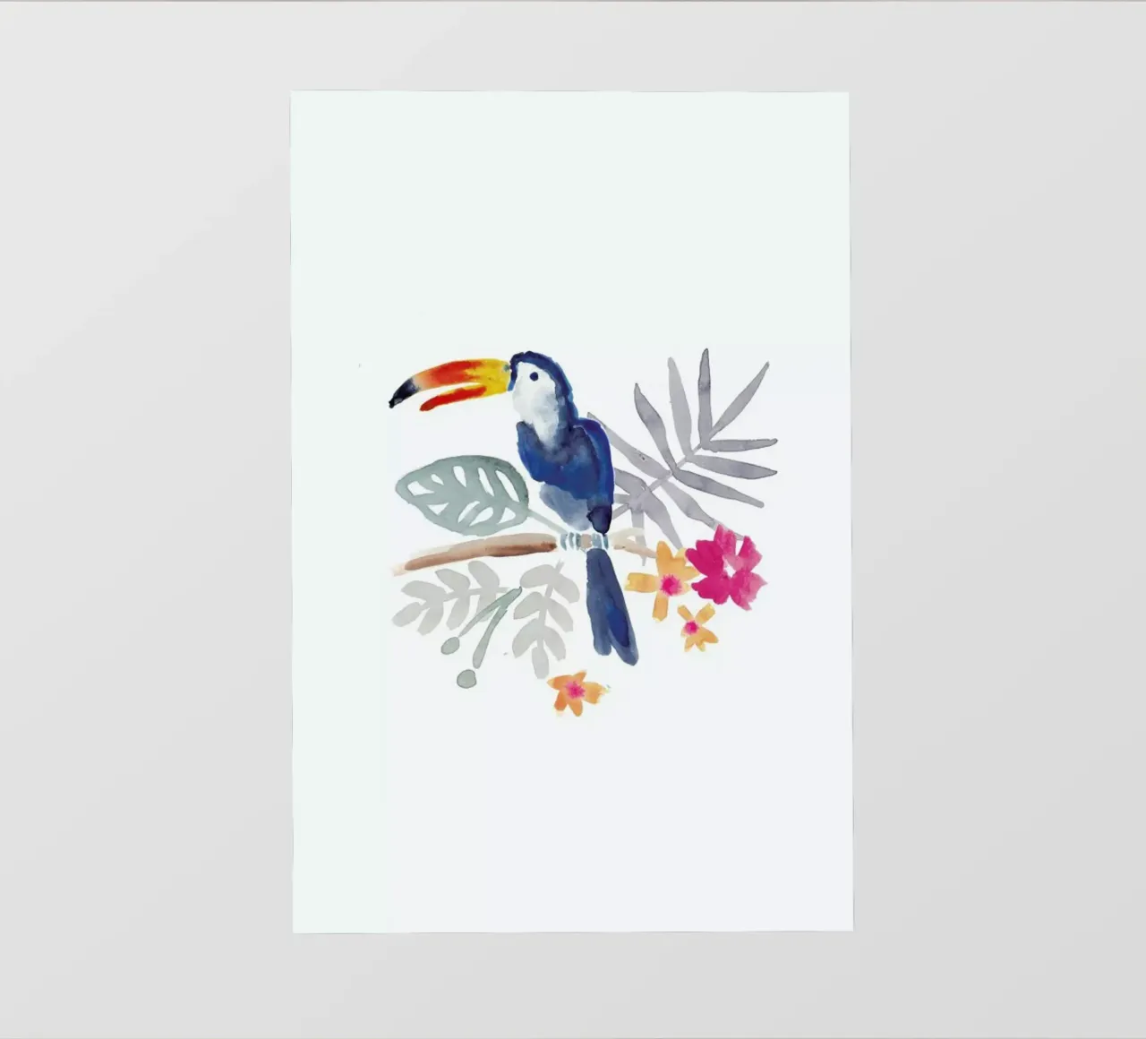 Toucan Jungle telo in pvc da Farina Kuklinski