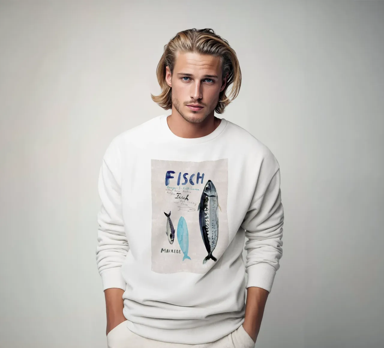 Fisch sweatshirt by Rinah Lang
