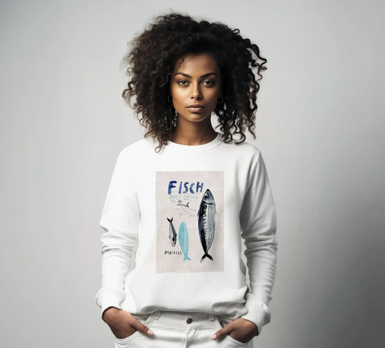 Fisch sweatshirt by Rinah Lang