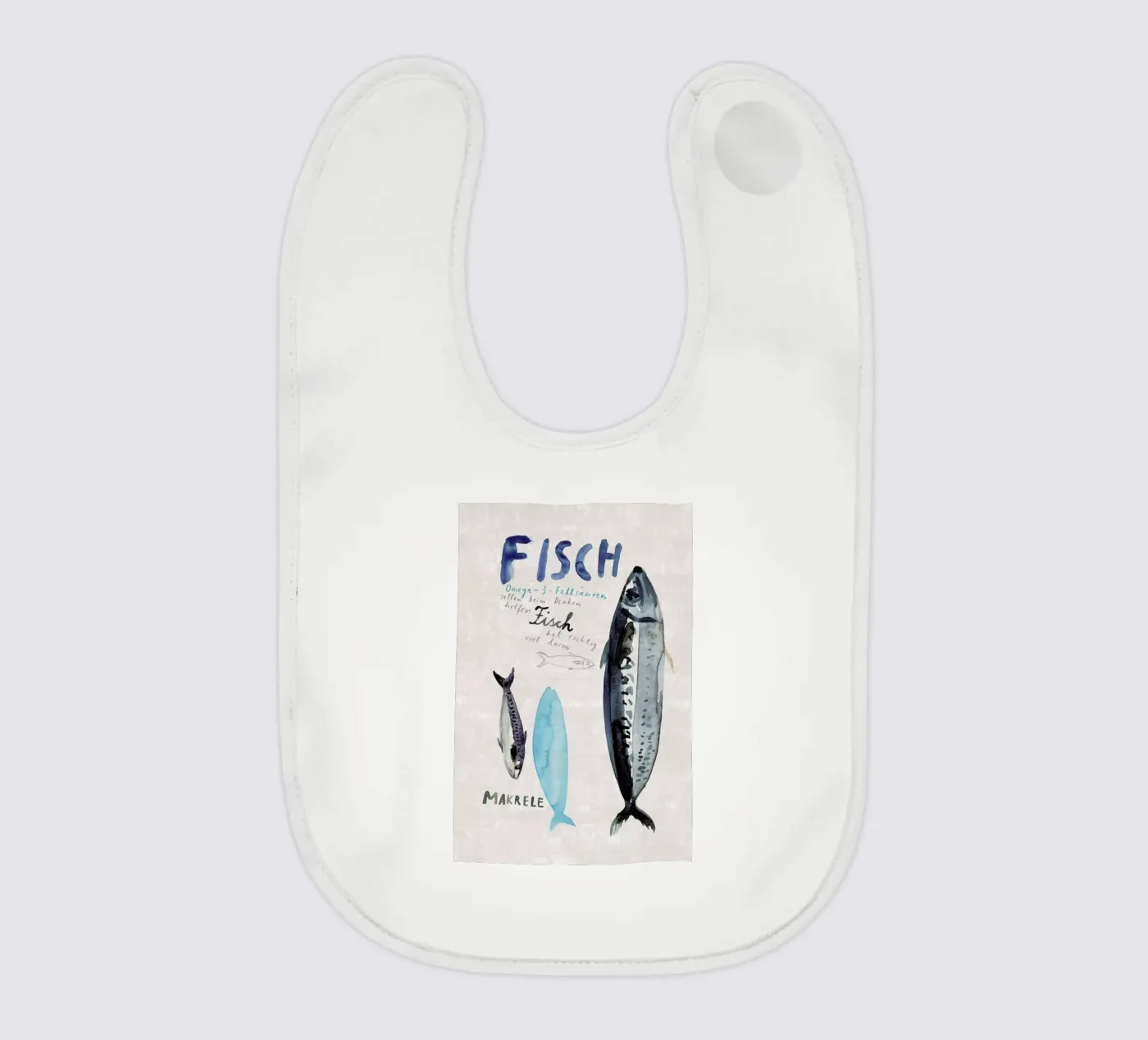 Fisch baby slabbetje van Rinah Lang