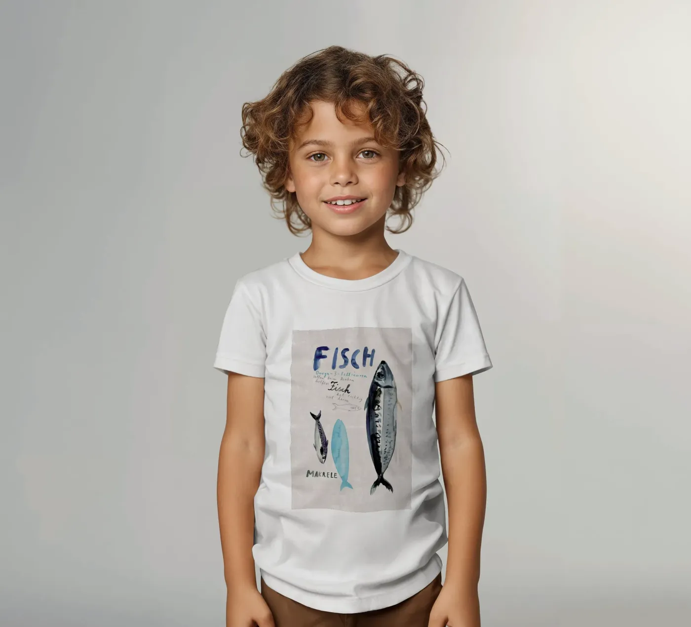 Fisch t-shirt bambini da Rinah Lang
