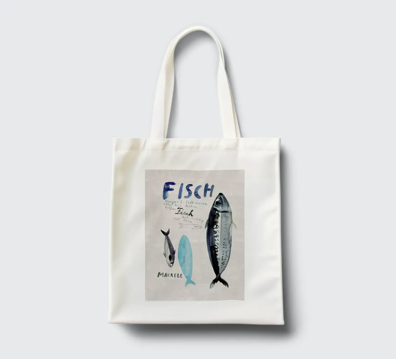 Fisch tote bag by Rinah Lang